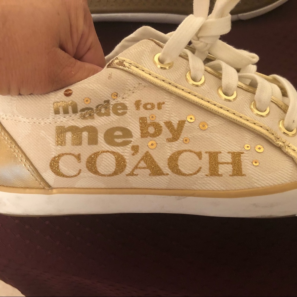 Coach canvas sneakers size 8.0 B - Picture 8 of 8